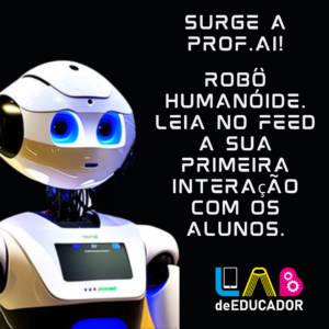 Robô humanóide criado pela IA do Canva