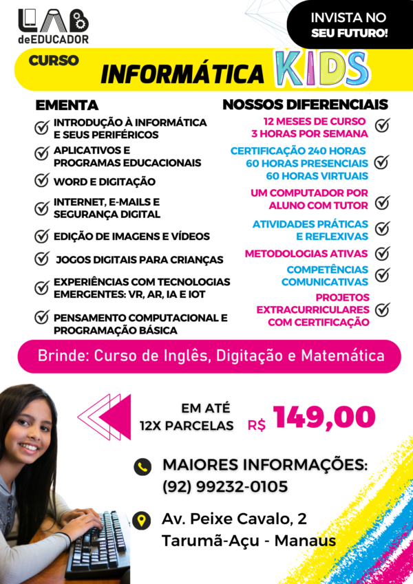 Curso de Informática Kids